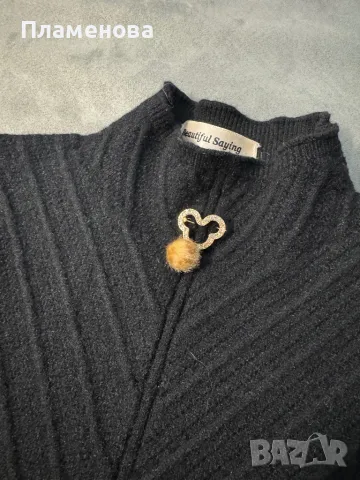 Дамска вълнена туника/ рокля - М, снимка 3 - Рокли - 48968558