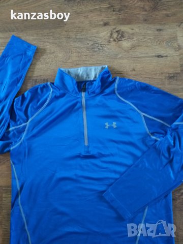 Under Armour ColdGear Long Sleeve 1/4 Zip - страхотна мъжка блуза , снимка 7 - Спортни дрехи, екипи - 40762212