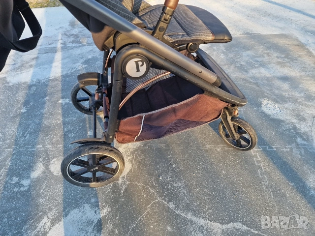 Количка, столче за кола, кош Peg Perego Veloce, цвят Fiat 500, снимка 10 - Детски колички - 53658560