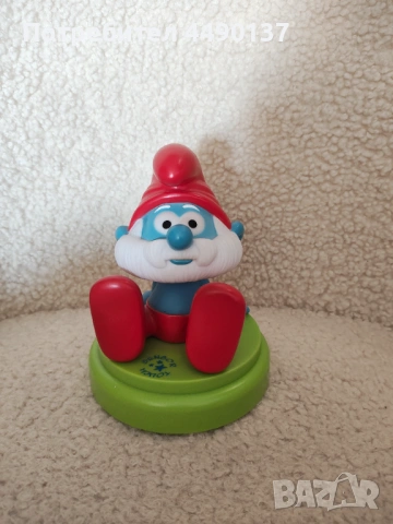 Детска лампа на смърф