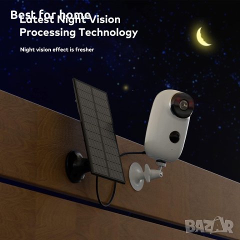Автономна камера със соларен панел IHOUONE модел А3, снимка 5 - Комплекти за видеонаблюдение - 44460243