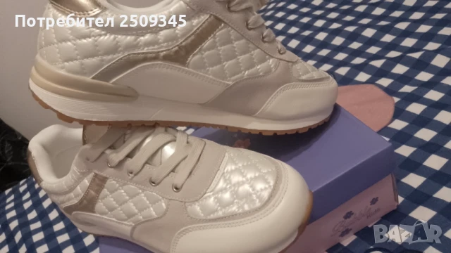 Бели маратонки 38номер, снимка 3 - Маратонки - 51171816