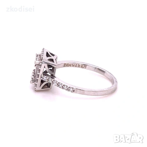 Златен дамски пръстен с диаманти ZEN 0,71Ct. чистота:VS размер:53 модел:36591-2, снимка 2 - Пръстени - 53188306