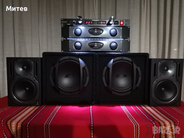 Студио озвучаване (Усилватели, пасивни Монитори & Субуфери и др.), снимка 2 - Ресийвъри, усилватели, смесителни пултове - 53298008