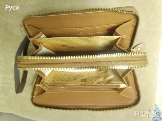 Дълго портмоне естествена кожа, снимка 6 - Портфейли, портмонета - 39780363