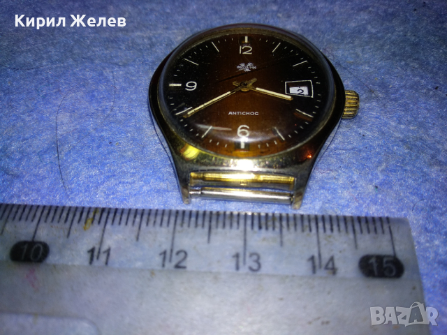 СТАР КРАСИВ РЯДЪК КОЛЕКЦИОНЕРСКИ ПОЗЛАТЕН НЕМСКИ МЕХАНИЧЕН ЧАСОВНИК ФУНКЦИОНИРАЩ 43931, снимка 7 - Антикварни и старинни предмети - 44771116