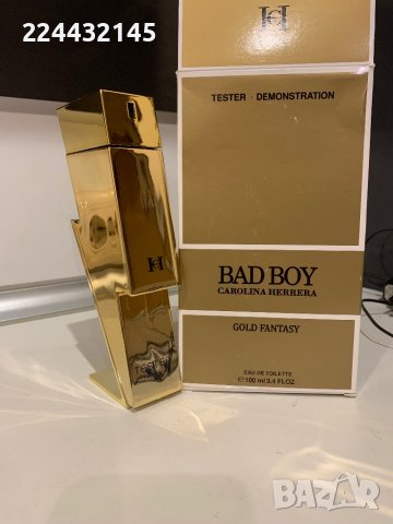 Carolina Herrera  Bad Boy Gold Fantasy 100ml EDT Tester 