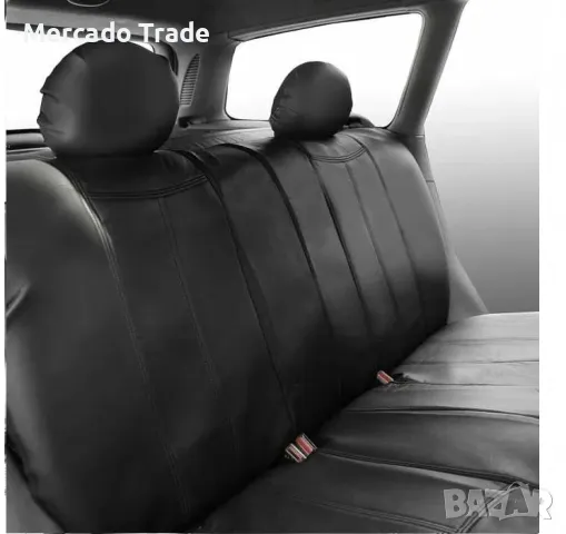 Универсални калъфи за предни и задни седалки на автомобил, Тaxi делима задна седалка, 8ч., Черно, снимка 5 - Аксесоари и консумативи - 50056176