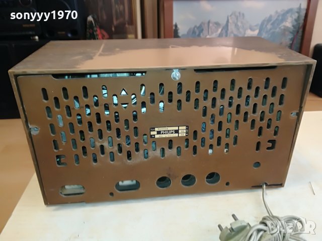 PHILIPS TUBE ANTIQUE RECEIVER-GERMANY 3101231937, снимка 3 - Ресийвъри, усилватели, смесителни пултове - 39504997