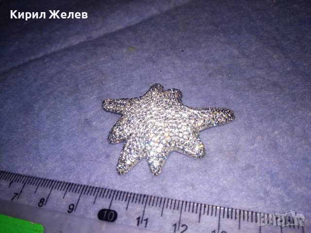  СРЕБЪРНА СНЕЖИНКА - ФЕШЪН АРТ МЕДАЛЬОН СРЕБРО 925 Част От КОМПЛЕКТ с БЯЛ ЕМАЙЛ и КРИСТАЛИ 36399, снимка 12 - Колиета, медальони, синджири - 39568492