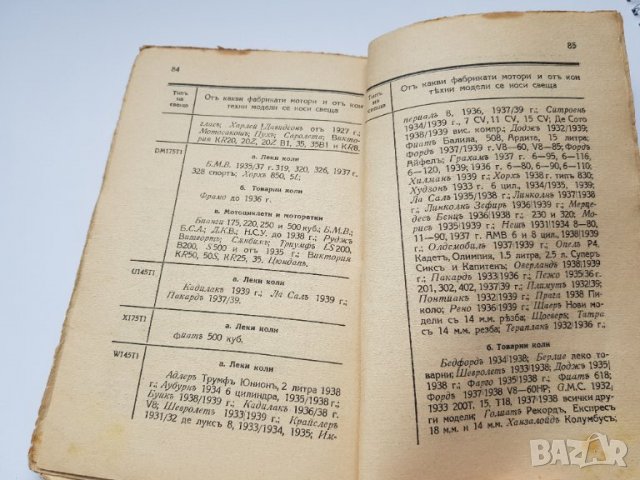 Книга" Ремонт и поддържане на автомобила "1943г, снимка 7 - Антикварни и старинни предмети - 35797023