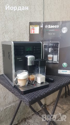 Кафе робот Saeco Moltio Italy с кана за мляко! Обслужен!, снимка 1 - Кафемашини - 42248011
