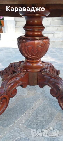 Антична Френска маса, снимка 5 - Маси - 50751887