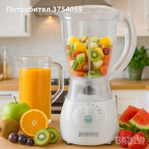 Блендер с приставка за мелница Royalty Line SM-400P.2, снимка 4 - Блендери - 53130684