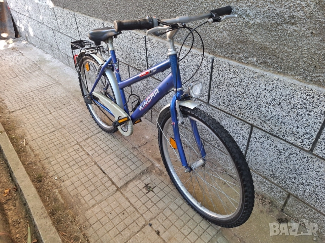 Велосипед градски 26 цола с калници и багажник отличен, снимка 4 - Велосипеди - 51750282