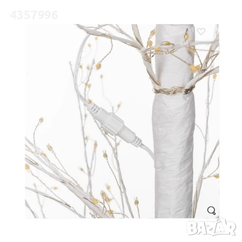 Декоративна коледна елха, 689 LED лампички, Топла бяла светлина, 180см. , снимка 3 - Декорация за дома - 52379449