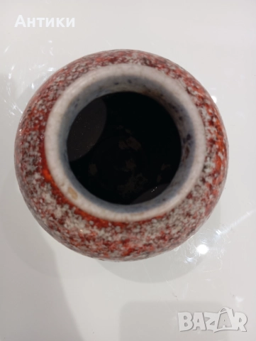Стара керамична ваза маркирана , снимка 9 - Вази - 52528057