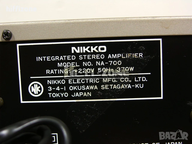 УСИЛВАТЕЛ  Nikko na-700 , снимка 9 - Ресийвъри, усилватели, смесителни пултове - 53044889