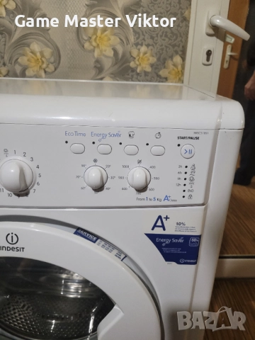Пералня Indesit 5кг , снимка 4 - Перални - 52883328
