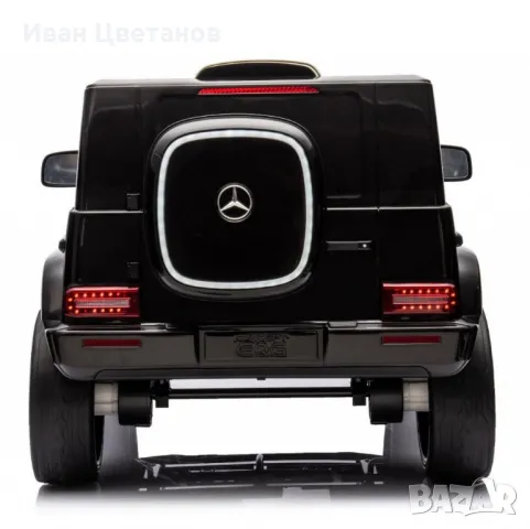Акумулаторен джип Mercedes EQG Electric G-Class 12V с отварящи се врати меки гуми 4x4, снимка 5 - Коли, камиони, мотори, писти - 48633866