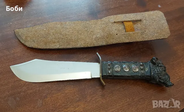 Стар Рядък Колекционерски Ловен Нож 1300г. България, снимка 7 - Колекции - 49222013