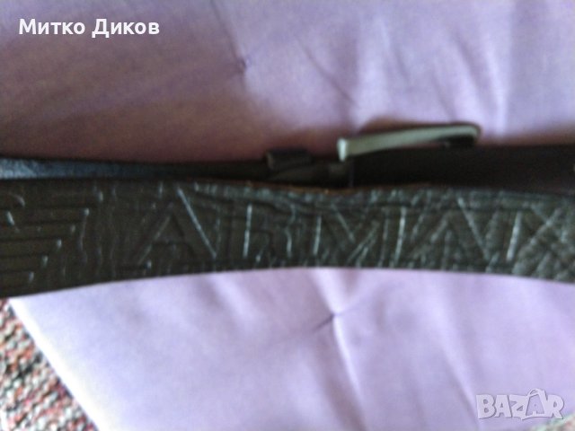 Колан марков на Армани 113см на 42мм естествена кожа, снимка 10 - Колани - 42703341