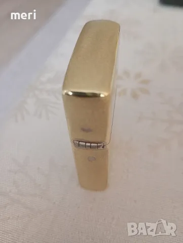 Zippo Brass Gold Dust, снимка 3 - Запалки - 56132971