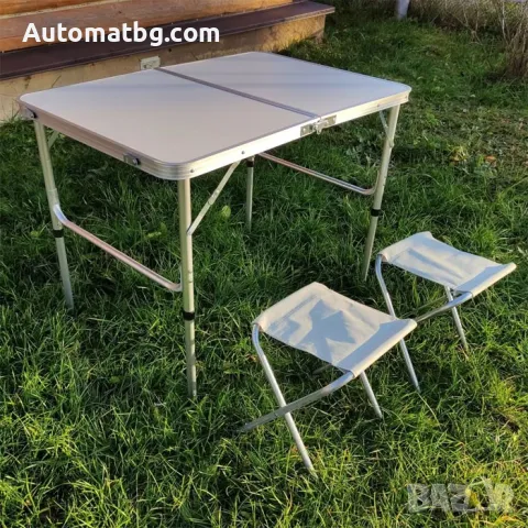 К-т маса с 2бр столове за къмпинг Automat, Сгъваеми 