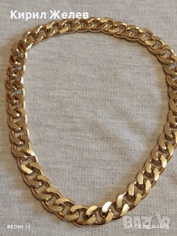 Дамски ланец плетка тип КУБИНСКА ВЕРИГА подходящ аксесоар за ежедневието 51922, снимка 4 - Колиета, медальони, синджири - 53463658