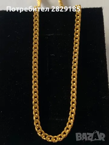 Плътно златно синджирче 9 кр, снимка 1