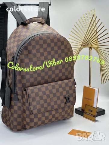 Раница Louis Vuitton-кафяво каре кодVL45H