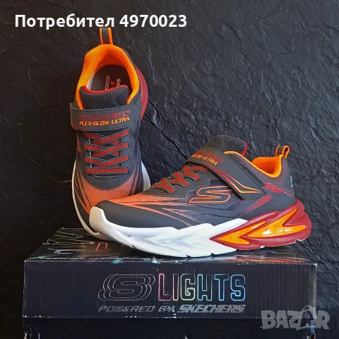 SKECHERS Flex‑Glow Ultra (размер 35), снимка 6 - Детски маратонки - 56371151
