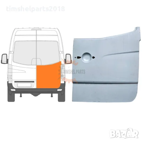 Ремонтен панел задна врата за Mercedes Sprinter 906 , VW CRAFTER след 2006 год. - Пасажерска Страна