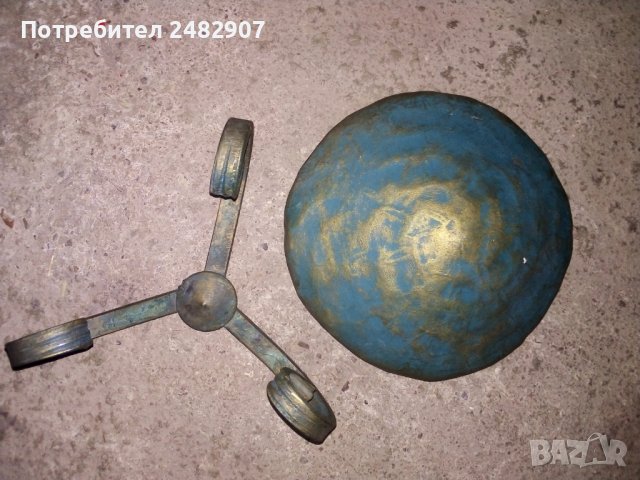 Стар антикварен свещник, снимка 8 - Други - 41525002