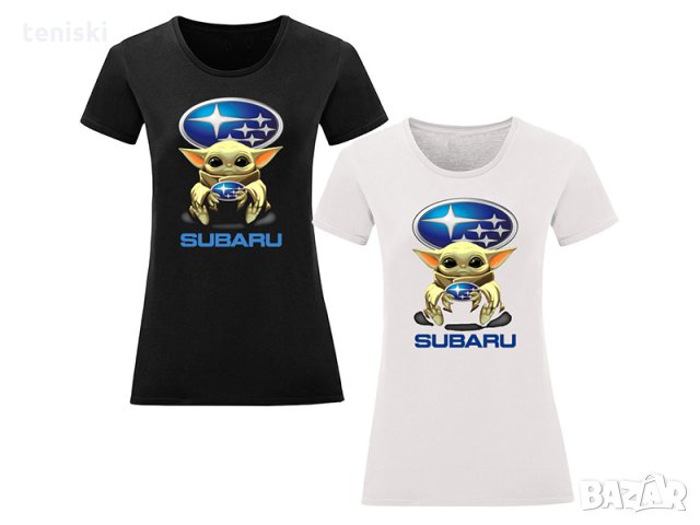 Мъжка и дамска тениска Baby Yoda Hug BMW Mercedes Subaru Pоrsche Mazda Suzuki, снимка 13 - Тениски - 28162437