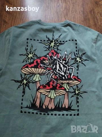 Volcom Widgets S/S T-Shirt Stormy Sea - страхотна мъжка тениска КАТО НОВА М, снимка 3 - Тениски - 51407822