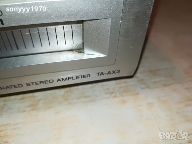 SONY TA-AX3 STEREO AMPLIFIER 2403221135, снимка 6 - Ресийвъри, усилватели, смесителни пултове - 36216059
