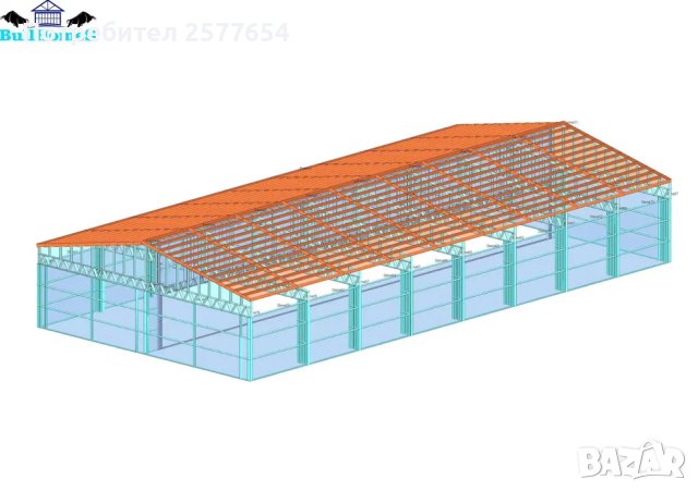ЛИЗИНГ - Халета, Хале, Магазини, Магазин, Складове - 300м2, снимка 4 - Строителни материали - 44157535