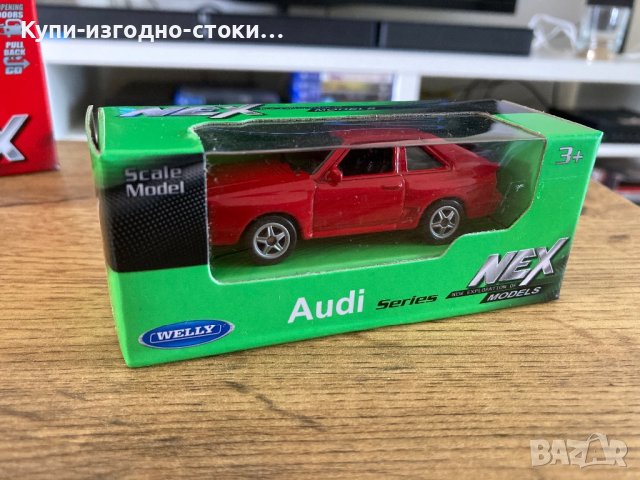 Умален металет модел Nex Audi Quattro 1:60, снимка 3 - Други игри - 42018028