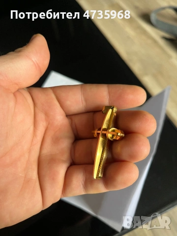 Златен Кръст 9к., снимка 4 - Колиета, медальони, синджири - 53454452