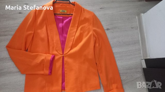 Оранжево сако Buffalo, снимка 4 - Сака - 41871513