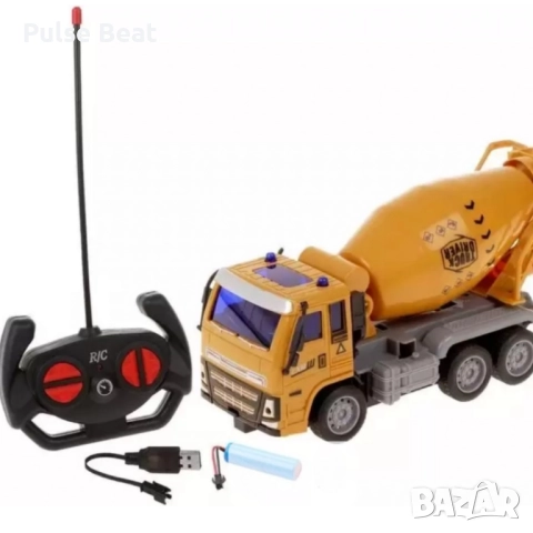 Радиоуправляем бетоновоз Truck Construction R/C, снимка 3 - Коли, камиони, мотори, писти - 52416615