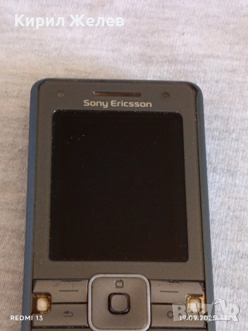 Ретро телефон GSM Soni Ericsson K770i Cyber shot рядък за КОЛЕКЦИЯ ДЕКОРАЦИЯ 51383, снимка 2 - Sony Ericsson - 51767788
