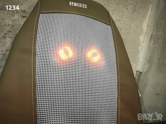 Масажор HoMedics SBM-215H масажираща седалка за Шиацу масаж с подгрев, снимка 2 - Масажори - 49024396