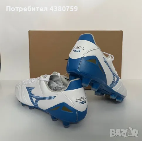 Нови бутонки Mizuno Morelia Neo IV Pro FG, снимка 7 - Футбол - 49169162