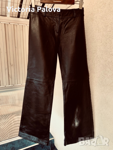 Модерен кожен панталон-естествена кожа, снимка 4 - Панталони - 36281883