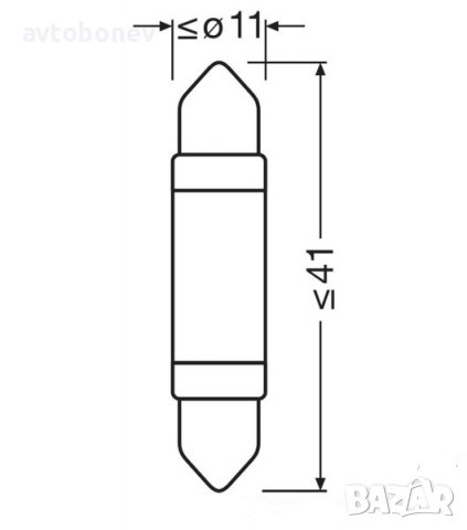 LED крушка OSRAM LEDriving SL C5W-41mm (6413DWP-01B/SV8.5-8/6000K), снимка 7 - Аксесоари и консумативи - 39008450