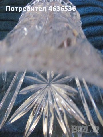 Кристална ваза 15см., снимка 3 - Вази - 53442990
