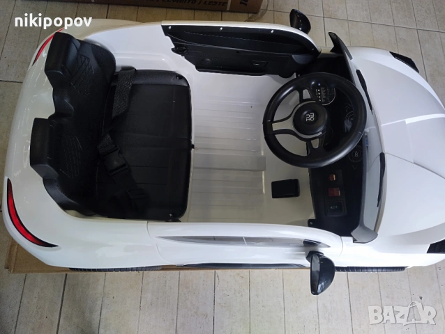 PORSCH Акумулаторна кола DAKOTA бял, снимка 5 - Коли, камиони, мотори, писти - 53849136