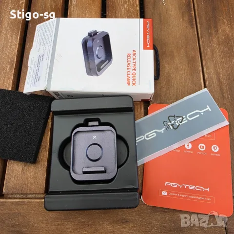 PGYTECH Arca-Type Quick Release Clamp – Скоба за бързо освобождаване, снимка 5 - Чанти, стативи, аксесоари - 55978126